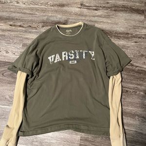 Varsity thermal tee